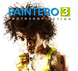 极品PS动作－绘画艺术(含高清视频教程)：Paintero 3 - Photoshop Action